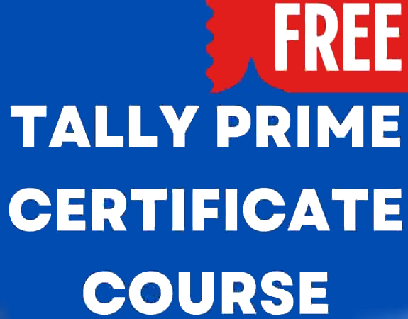 FREE Tally Prime Certificate Course